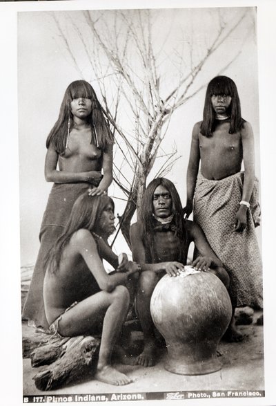 Pimos Indians in Arizona by American Photographer